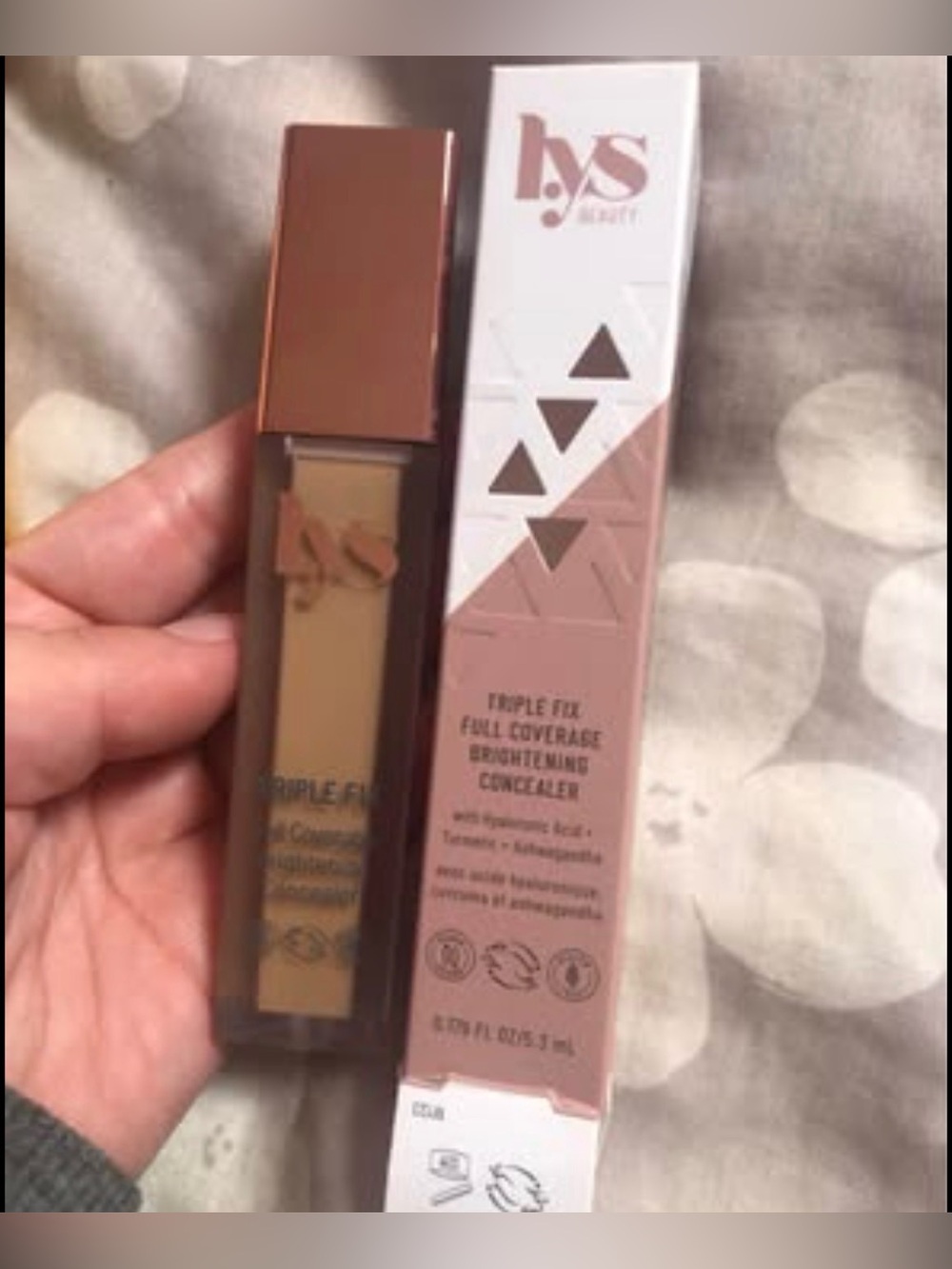 Lys beauty triple fix full coverage brightening concealer 5.3ml in TG1